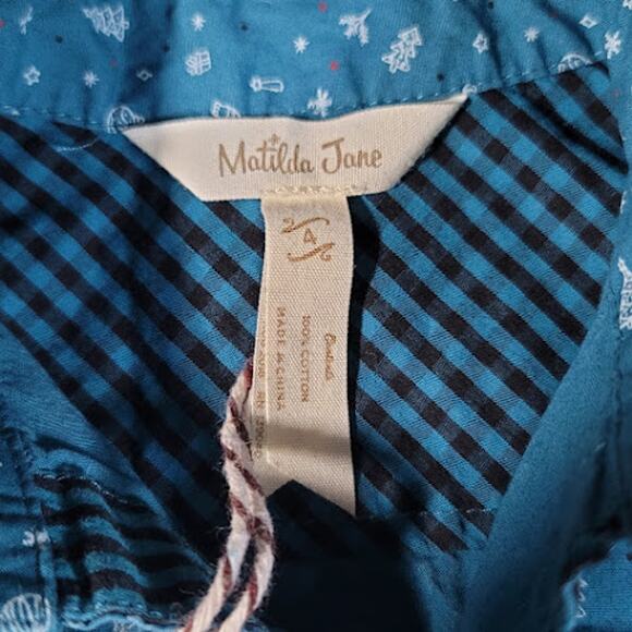 Matilda Jane- Jack Frost Button Up Shirt- NWT- size 4 - Picture 5 of 5